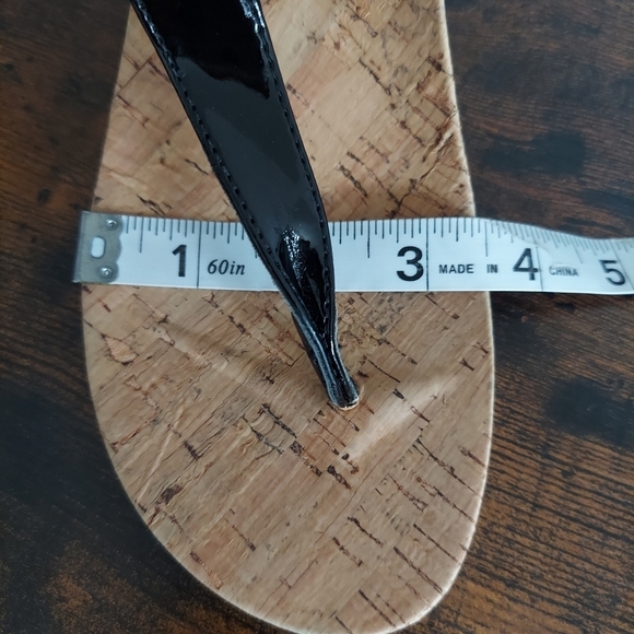 Lauren Ralph Lauren Reeta Cork Wedge Sandal 5-6 - Picture 7 of 11